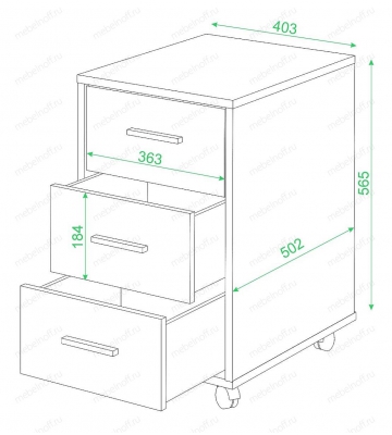 Тумбочка Живой дизайн ТС-1 карамельный