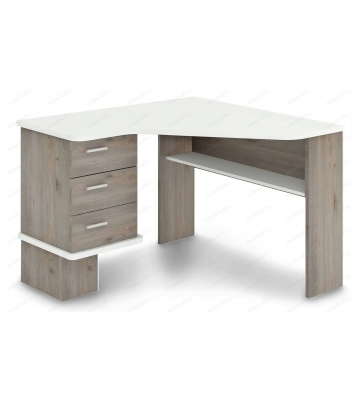 Стол письменный Домино нельсон СД-45С белый жемчуг/нельсон