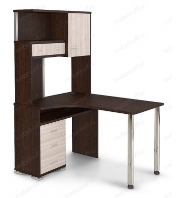 Стол компьютерный Домино СР-130 венге/хром