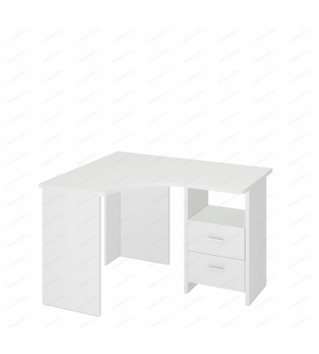 Стол письменный Домино Лайт СКЛ-Угл 120 белый