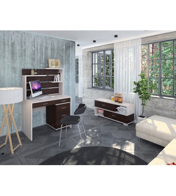 Стол Домино СП-22 венге/карамель