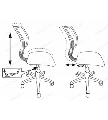 Стул компьютерный CH-295/PK/FLIPFLOP_P