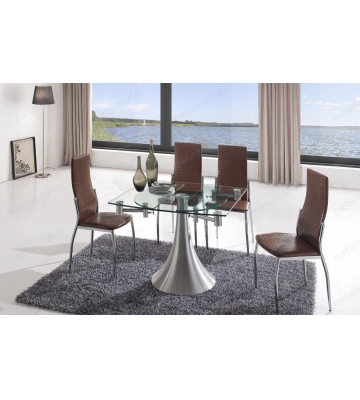 Стул 2368 A7 коричневый