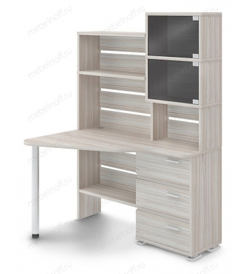 Стол компьютерный Домино СР-322 карамель/хром