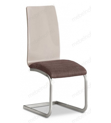 Стул Y866B wk-10/jx215-28 коричневый, кремовый