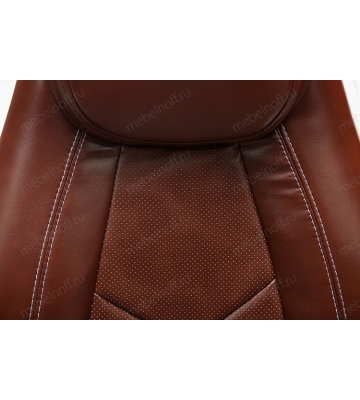 Кресло для руководителя BOSS люкс коричневый