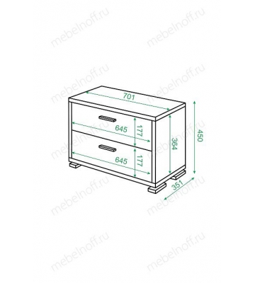 Тумба Домино ТМ-50 венге