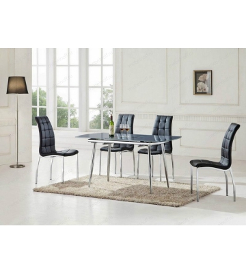 Стул DC365 коричнево-серый