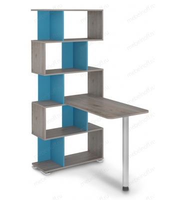 Стол компьютерный СЛ-5СТ нельсон/синий мрамор