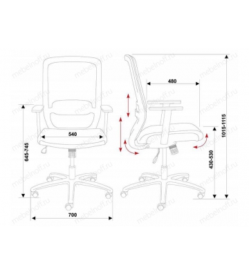 Кресло компьютерное Бюрократ CH-899SL/TW-11 черный/хром