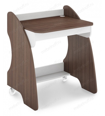 Стол письменный СК-13 белый жемчуг/шамони