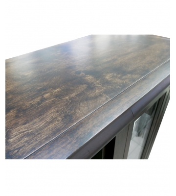 Барная тумба ОВ 20.11 с витриной для посуды