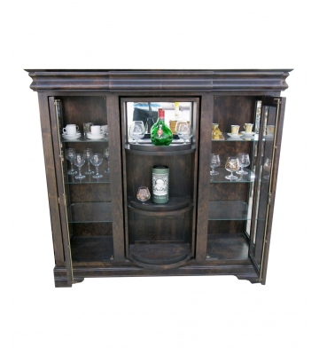 Барная тумба ОВ 20.11 с витриной для посуды