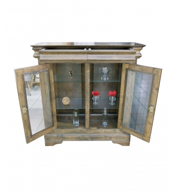 Двухдверная тумба ОВ 20.05 с витриной