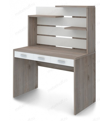 Стол компьютерный Домино нельсон СП-32 белый жемчуг/нельсон