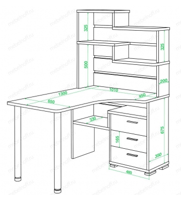 Стол СР-132 белый жемчуг/карамель/хром