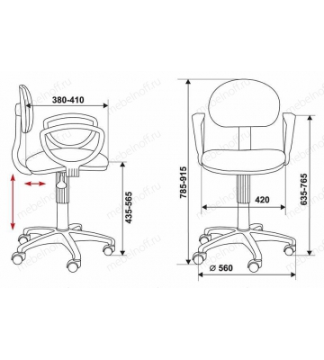 Кресло компьютерное Бюрократ CH-213AXN/15-10