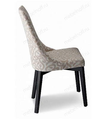 Стул SANDRA бежевый с коричневым рисунком