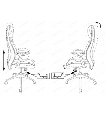 Кресло для руководителя Бюрократ Zen/Black