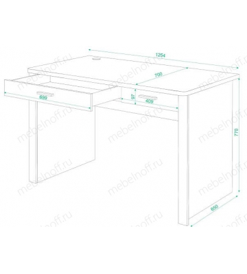Стол письменный СК-60 венге