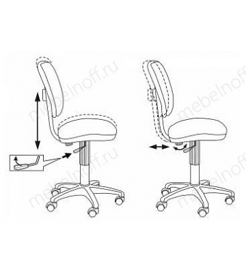 Стул компьютерный CH-204NX/CACTUS-GN