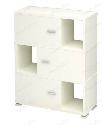 Тумба комбинированная Латте СБ-50М/3 белый