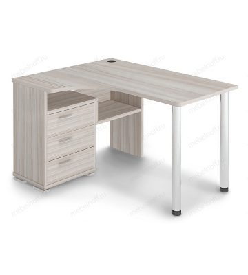 Стол письменный Домино СР-132С карамель/хром