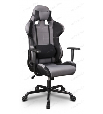 Кресло игровое Бюрократ 771/Grey+bl