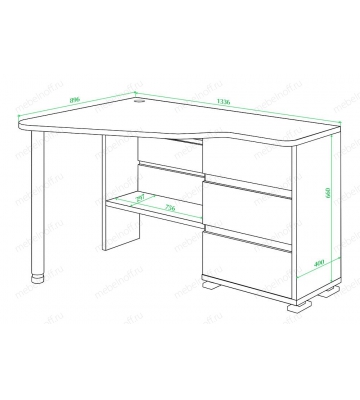 Стол письменный СР-322С VG