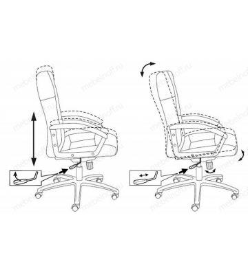 Кресло компьютерное Бюрократ T-9908AXSN