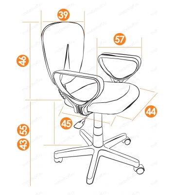 Кресло компьютерное СН413