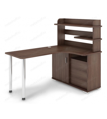 Стол компьютерный СР-165М хром/шамони