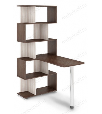 Стол компьютерный СЛ-5СТ карамель/хром/шамони