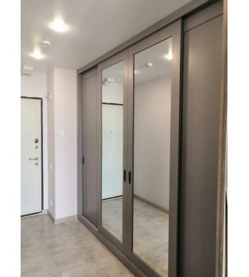 Шкаф встроенный классический зеркальный