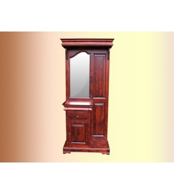 Открытая гардеробная стойка ОВ 03.02 с тумбой и зеркалом