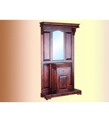 Гардеробная панель ОВ 03.03 с тумбой и зеркалом